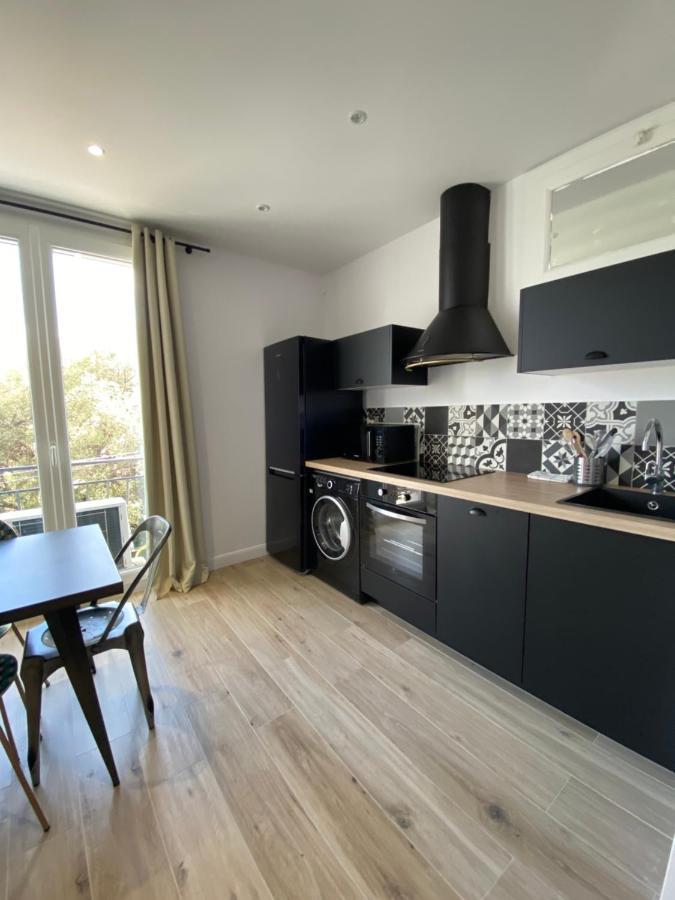 Ajaccio Magnifique T2 45M2 Neuf 5 Personnes Clim Wifi Stationnement Gratuit Centre Ville Plage A 300M ภายนอก รูปภาพ
